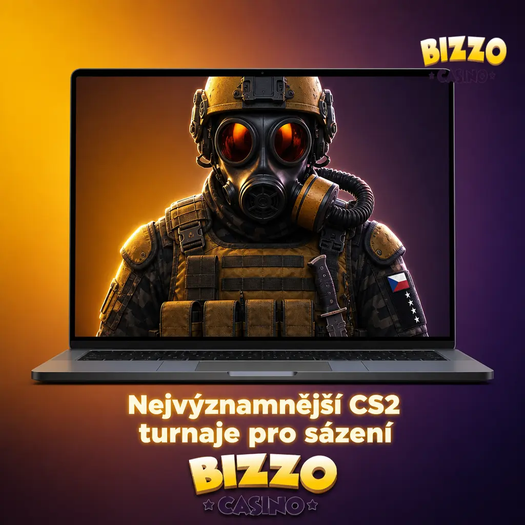 Přehled nejvýznamnějších CS2 turnajů 2026 pro sázení: IEM Katowice, BLAST Premier, PGL Major a další na Bizzo casino.