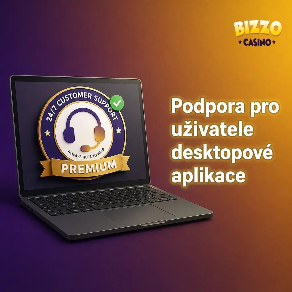 Nepřetržitá podpora pro uživatele desktopové aplikace Bizzo casino – živý chat, e-mail a sociální sítě