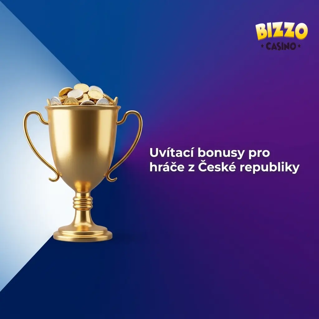 Uvítací bonus Bizzo Casino: 125 % až 31 250 CZK + 125 zatočení zdarma na první vklad pro hráče z ČR