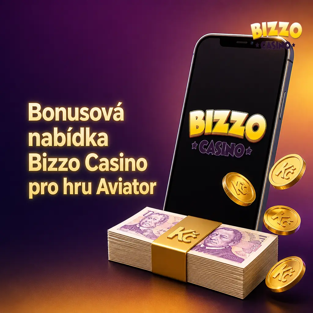 Bizzo Casino: uvítací bonus 125 % až 31 250 CZK + 125 zatočení zdarma pro hru Aviator