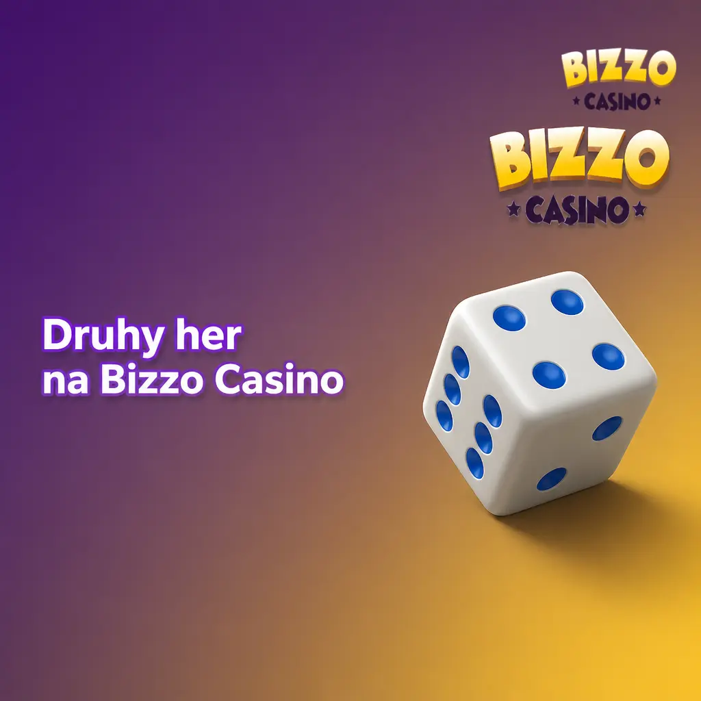 Přehled herní nabídky Bizzo Casino: video sloty, jackpoty, stolní hry, crash hry, virtuální sporty a video poker.
