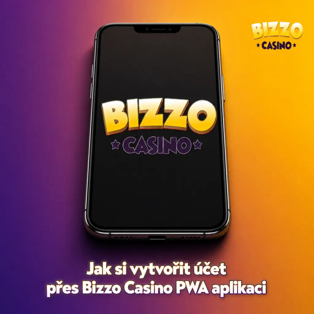 Návod na rychlou registraci účtu v Bizzo Casino PWA aplikaci během 2 minut s ověřením e-mailu a CZK měnou