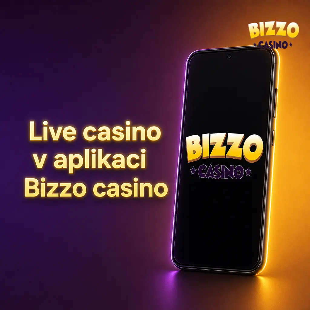 Live casino Bizzo casino v mobilní aplikaci na dotykovém displeji s rychlým HTML5 streamem bez stahování