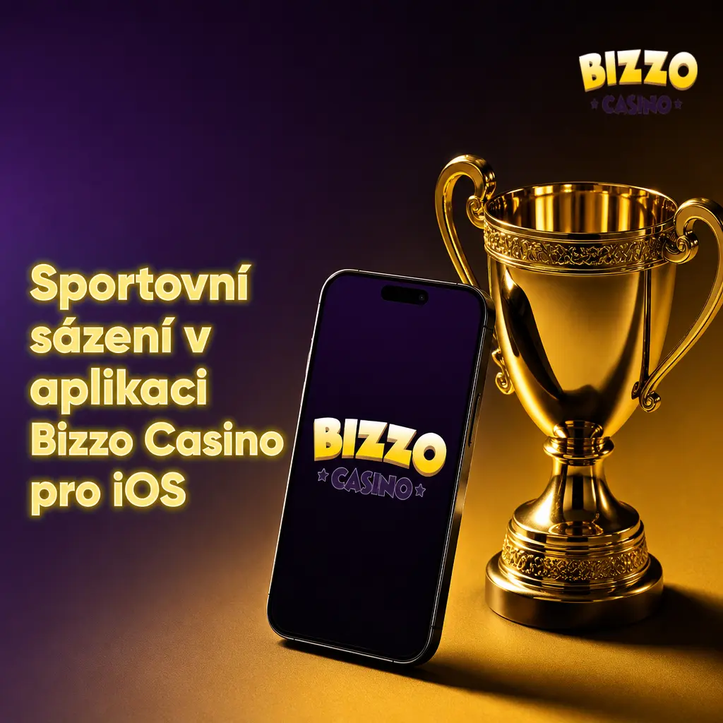 Sportovní sázení na fotbal, tenis, hokej a další sporty v aplikaci Bizzo Casino pro iOS s aktuálními kurzy