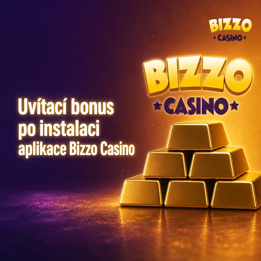 Uvítací bonus Bizzo Casino: 125 % až 31 250 CZK a 125 zatočení zdarma po instalaci aplikace a vkladu 500 CZK