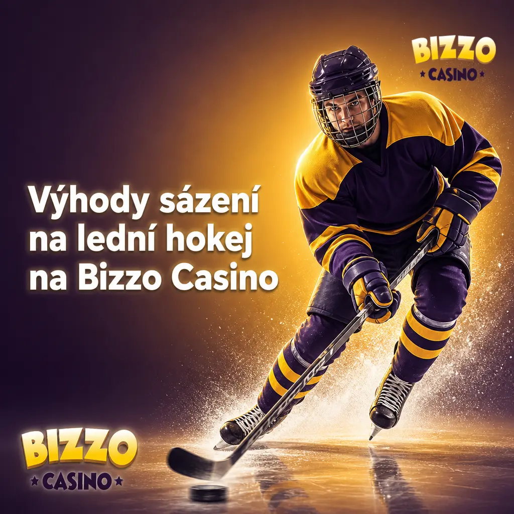 Sázení na lední hokej na Bizzo Casino: kurzy na NHL, KHL i extraligu, živé statistiky a výplaty do 24 hodin.